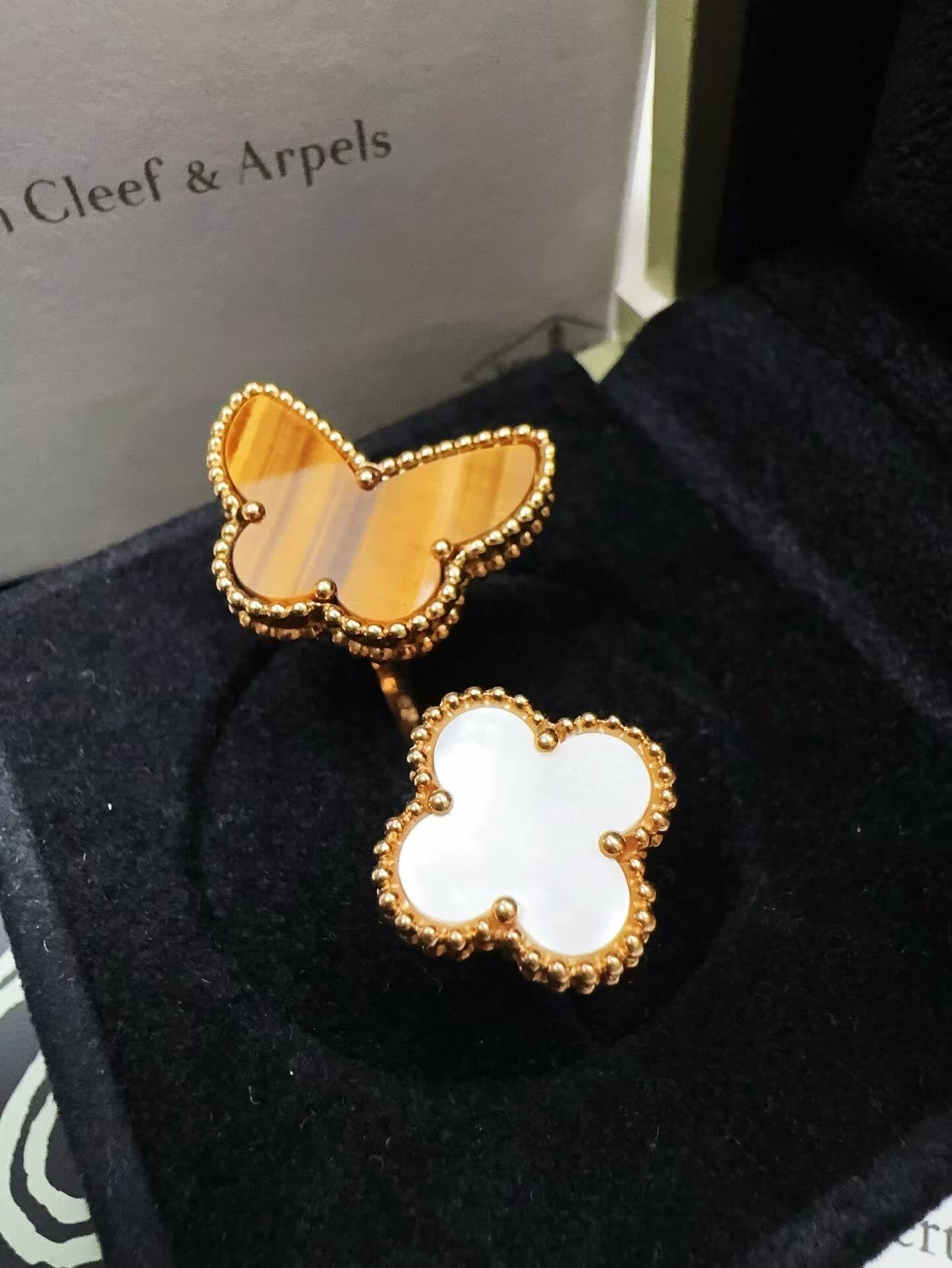 Van Cleef & Arpels Alhambra Butterfly Earrings
